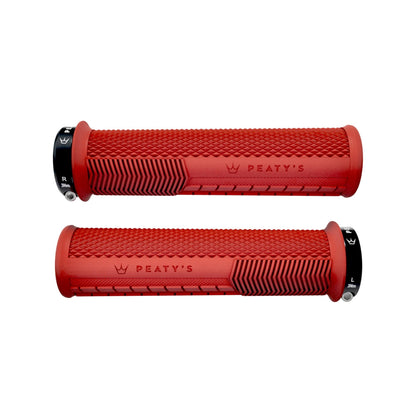 Peatys Monarch Grip - Knurl-Thin-Red-BRINK