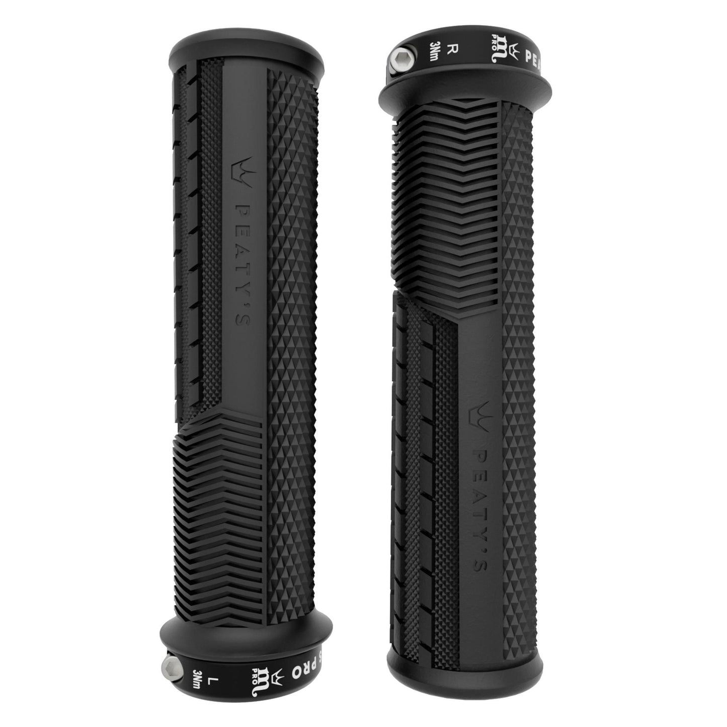 Peatys Monarch Pro Grip - Knurl-Thick-Black-BRINK