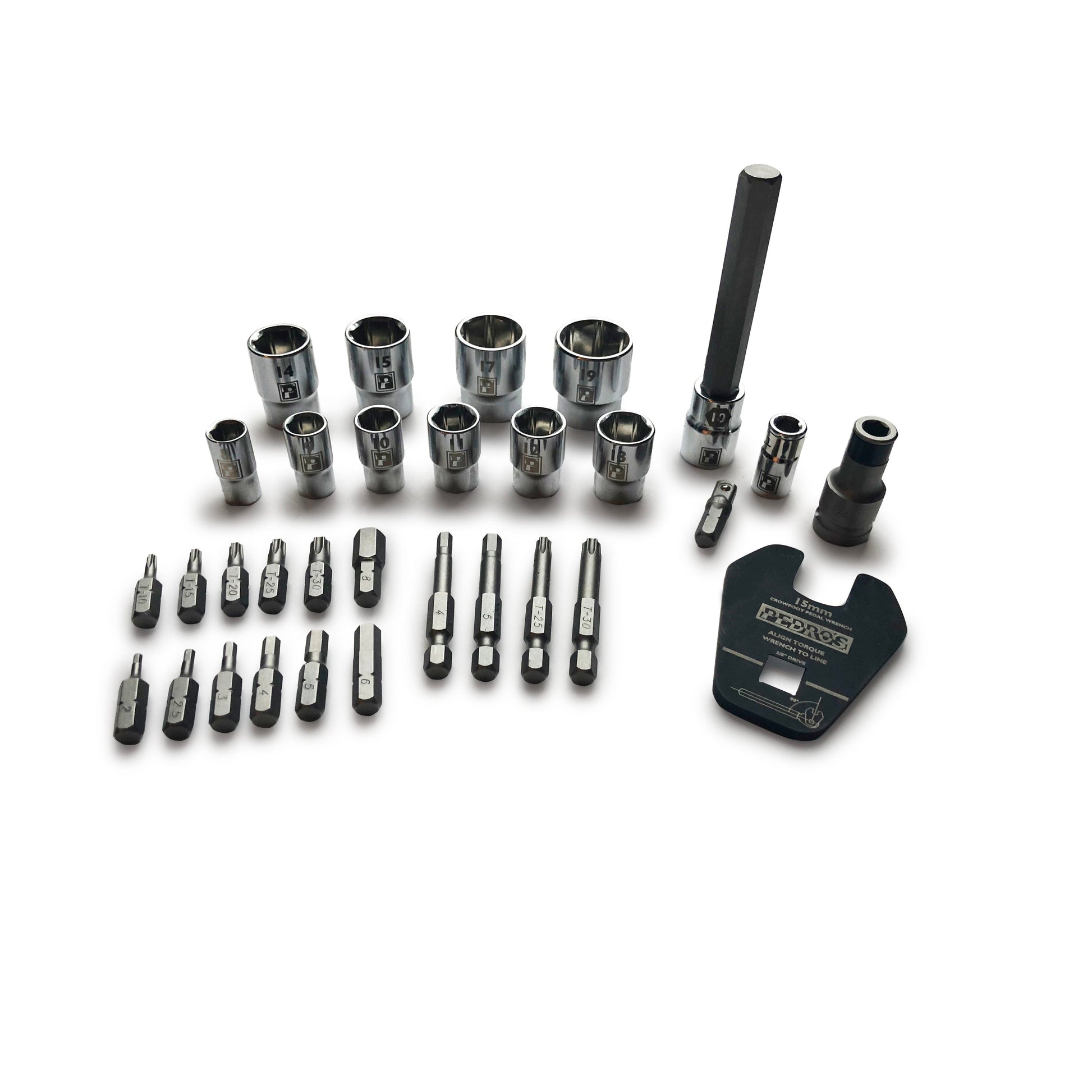 Pedros Pro Bit & socket set