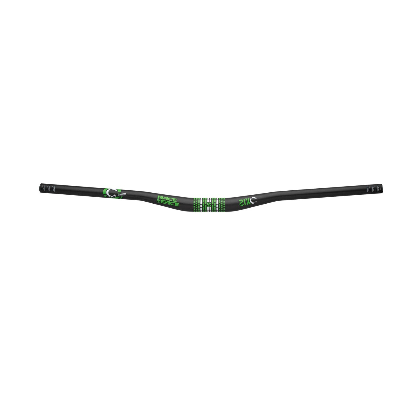 Race Face SIXC Bars-3/4 Inch-31.8mm-Black / Green-BRINK