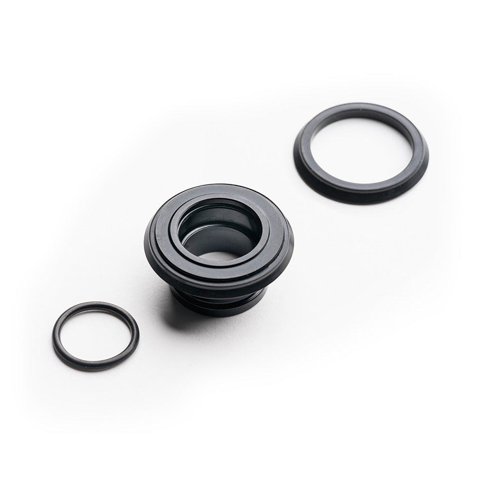 End-cap seals and bearing protection for the OneUp Front Hub