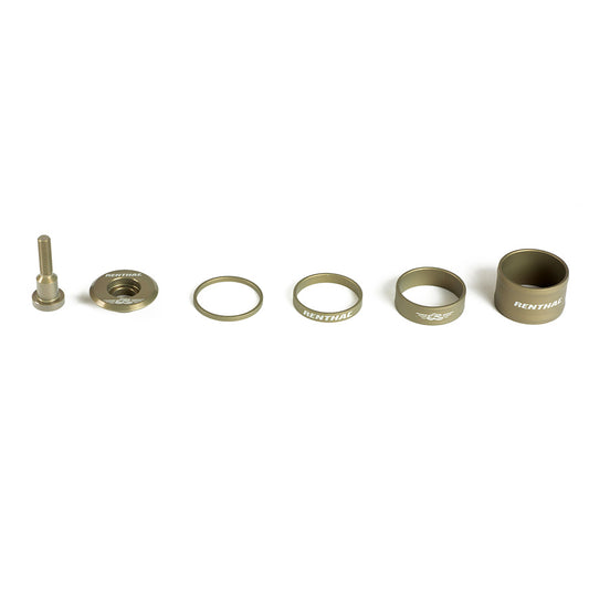 Renthal Headset Spacer & Top Cap Kit-1 1/8"-Gold-BRINK