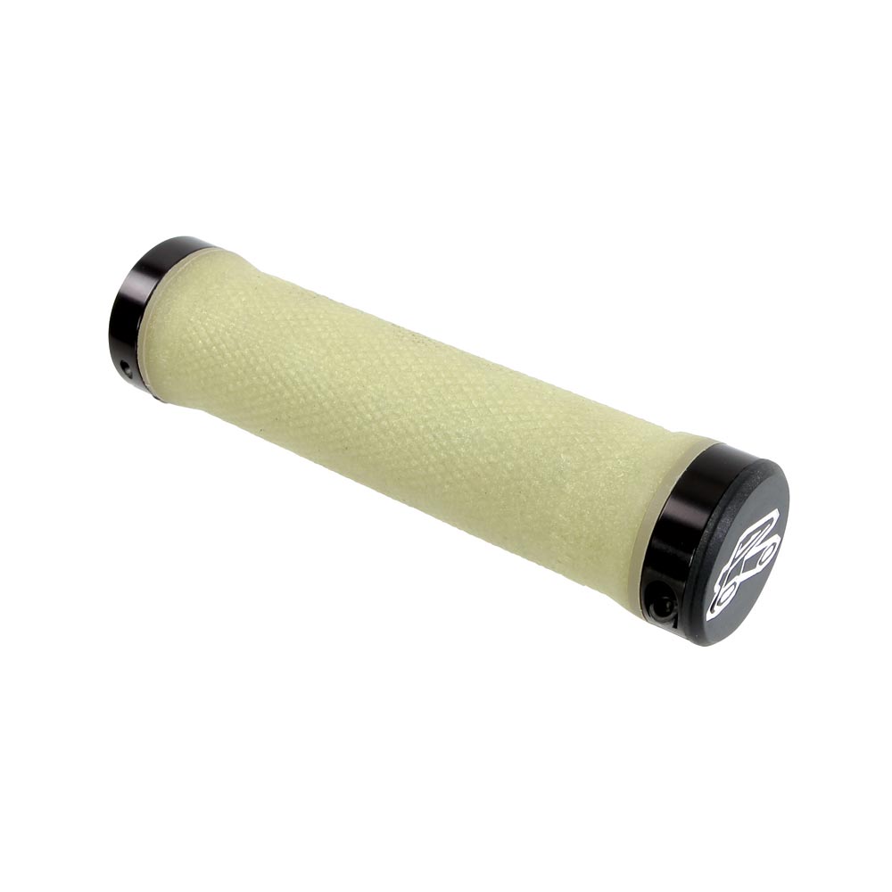 Renthal Lock Type MTB Grips-130mm-Kevlar Yellow-BRINK