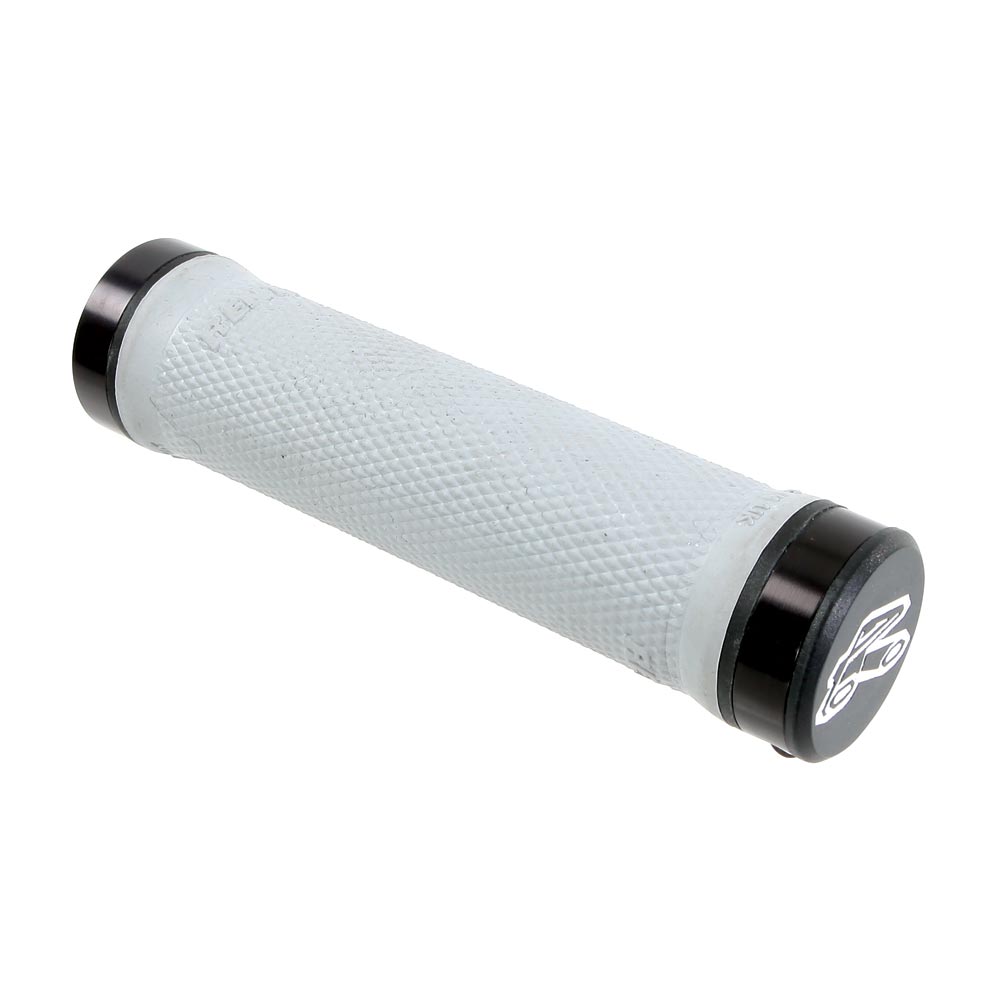 Renthal Lock Type MTB Grips-130mm-Light Grey-BRINK