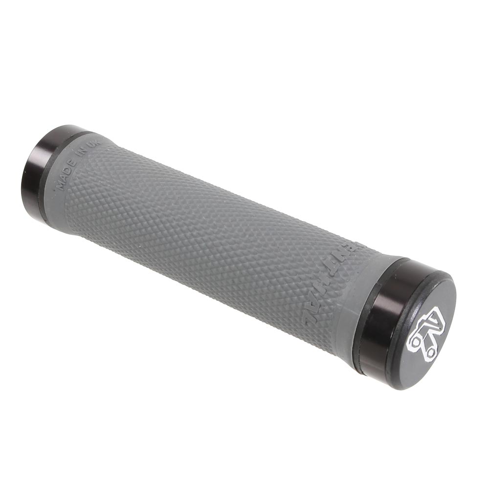 Renthal Lock Type MTB Grips-130mm-Med Grey-BRINK