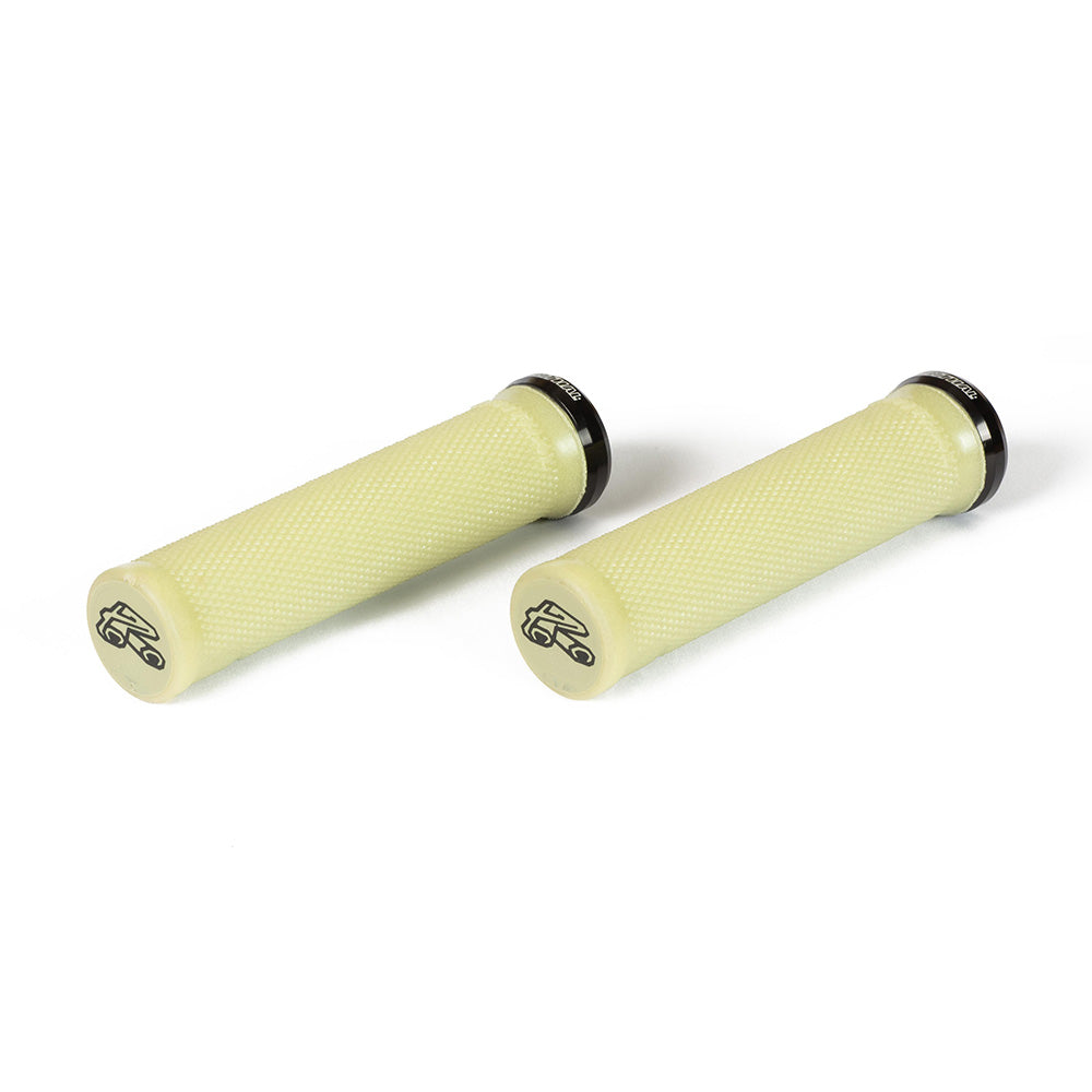 Renthal Single Collar Lock-On Grips-Aramid-Yellow-BRINK