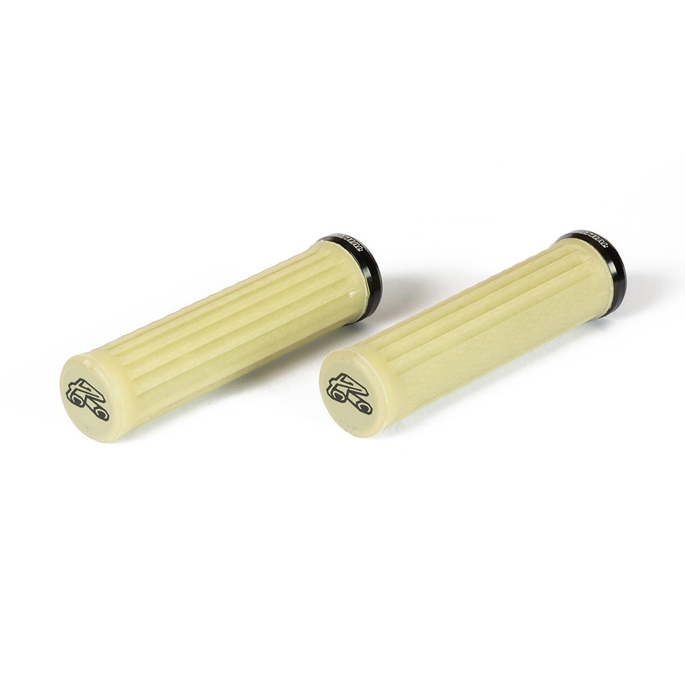 Renthal Single Collar Traction Lock-On Grips-Traction Aramid-Yellow-BRINK