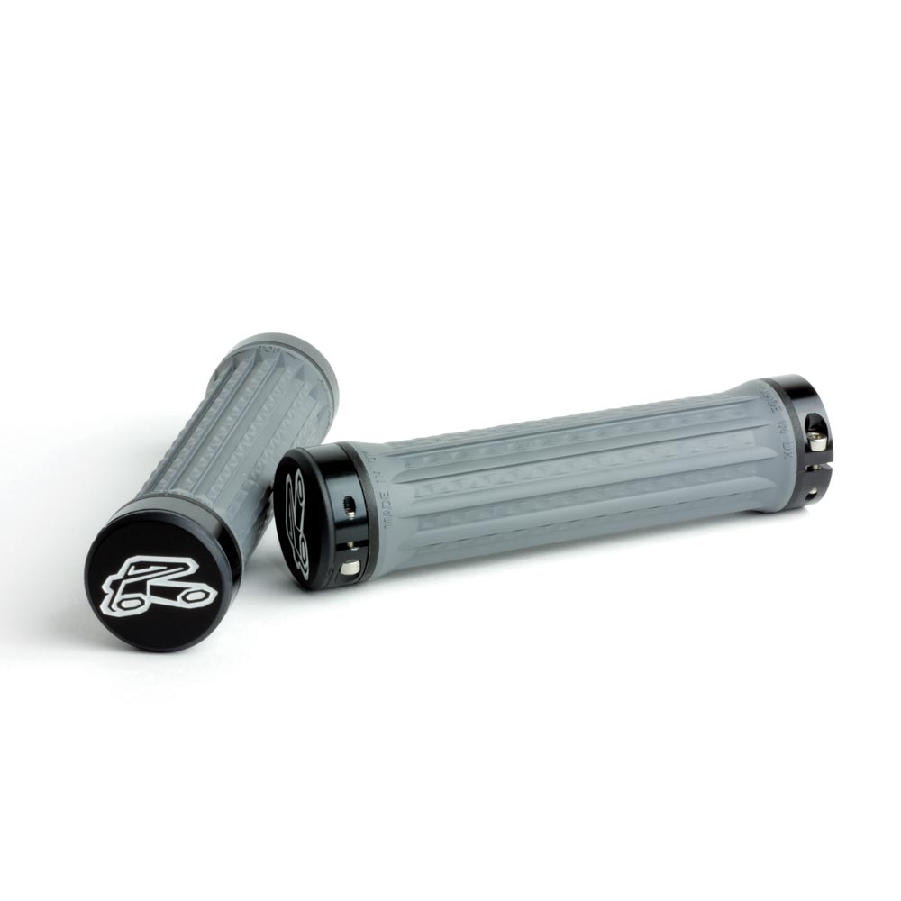 Renthal Traction MTB Grips-130mm-Med Grey-BRINK