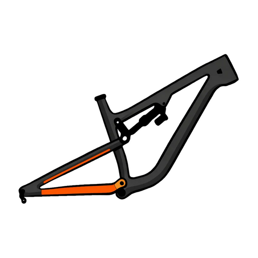 RideWrap Armour-Chainstay-Matte Black-BRINK