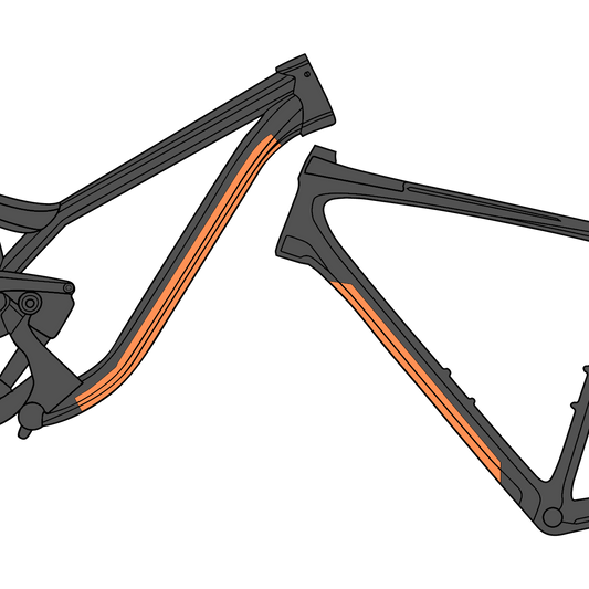 RideWrap Downtube Protection-BRINK