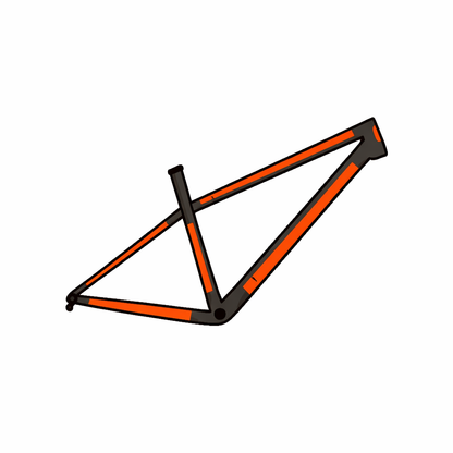 RideWrap Frame Protection - Covered-Steel MTB-Gloss-BRINK
