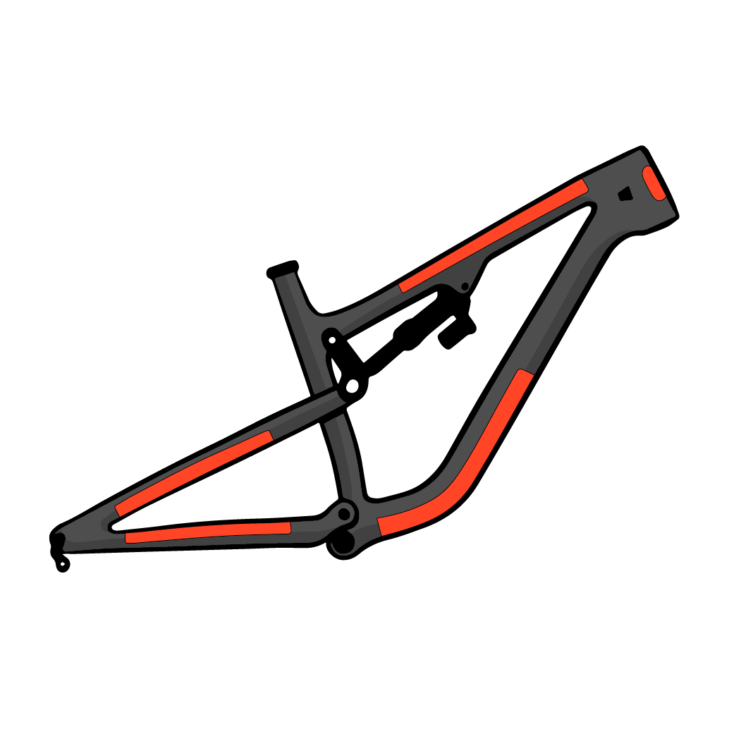 RideWrap Frame Protection - Essential-MTB Frame-Gloss-BRINK