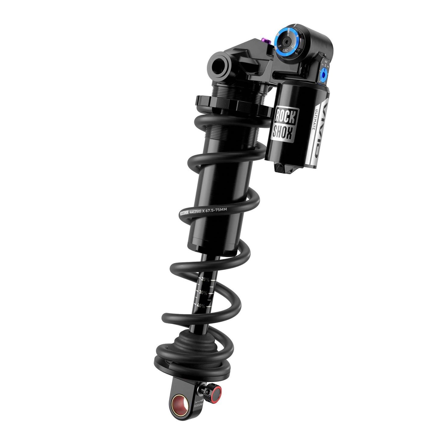 RockShox Vivid Coil Ultimate DH RC2 D1 Shock-250 x 75mm-BRINK