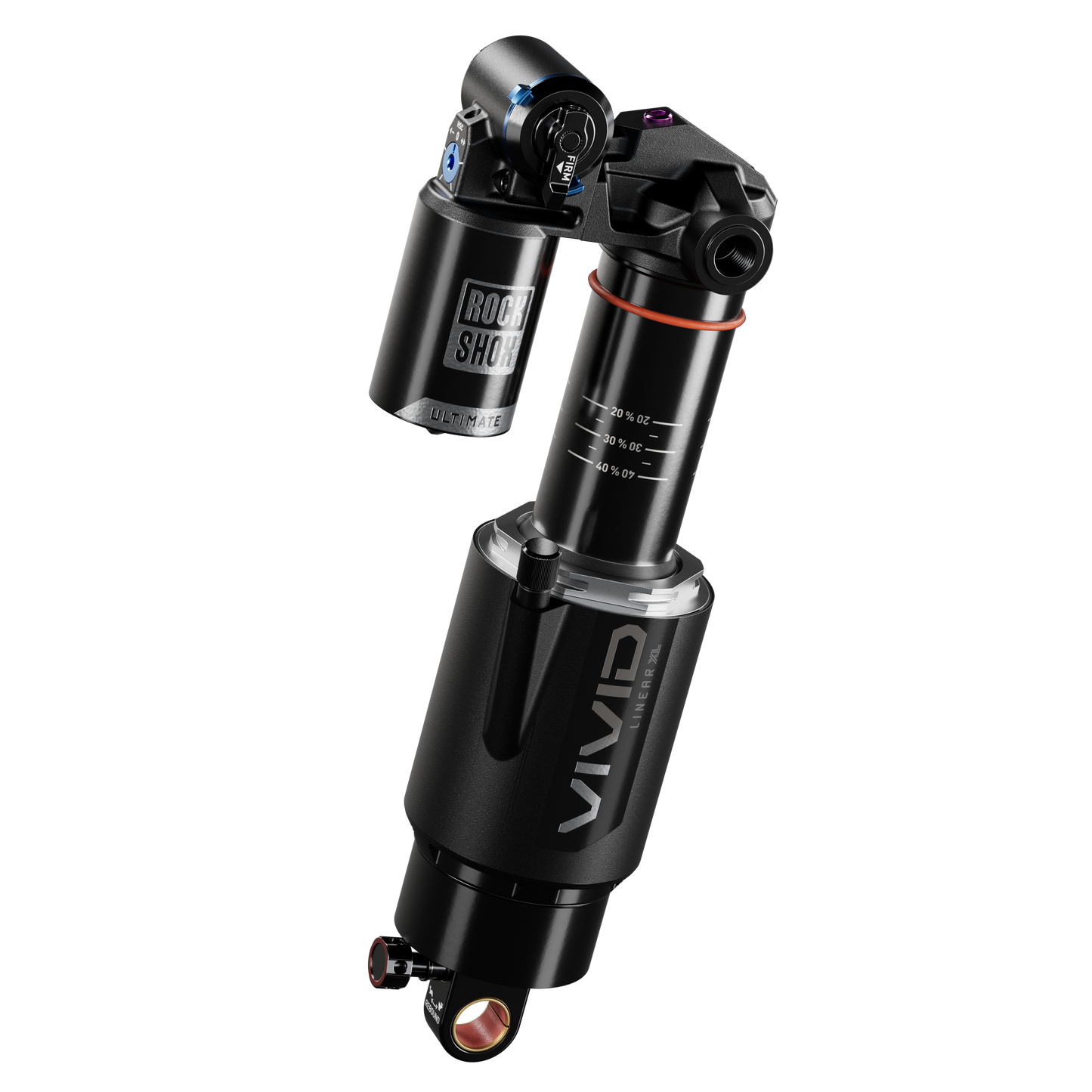 RockShox Vivid Ultimate RC2T D1 Shock-BRINK