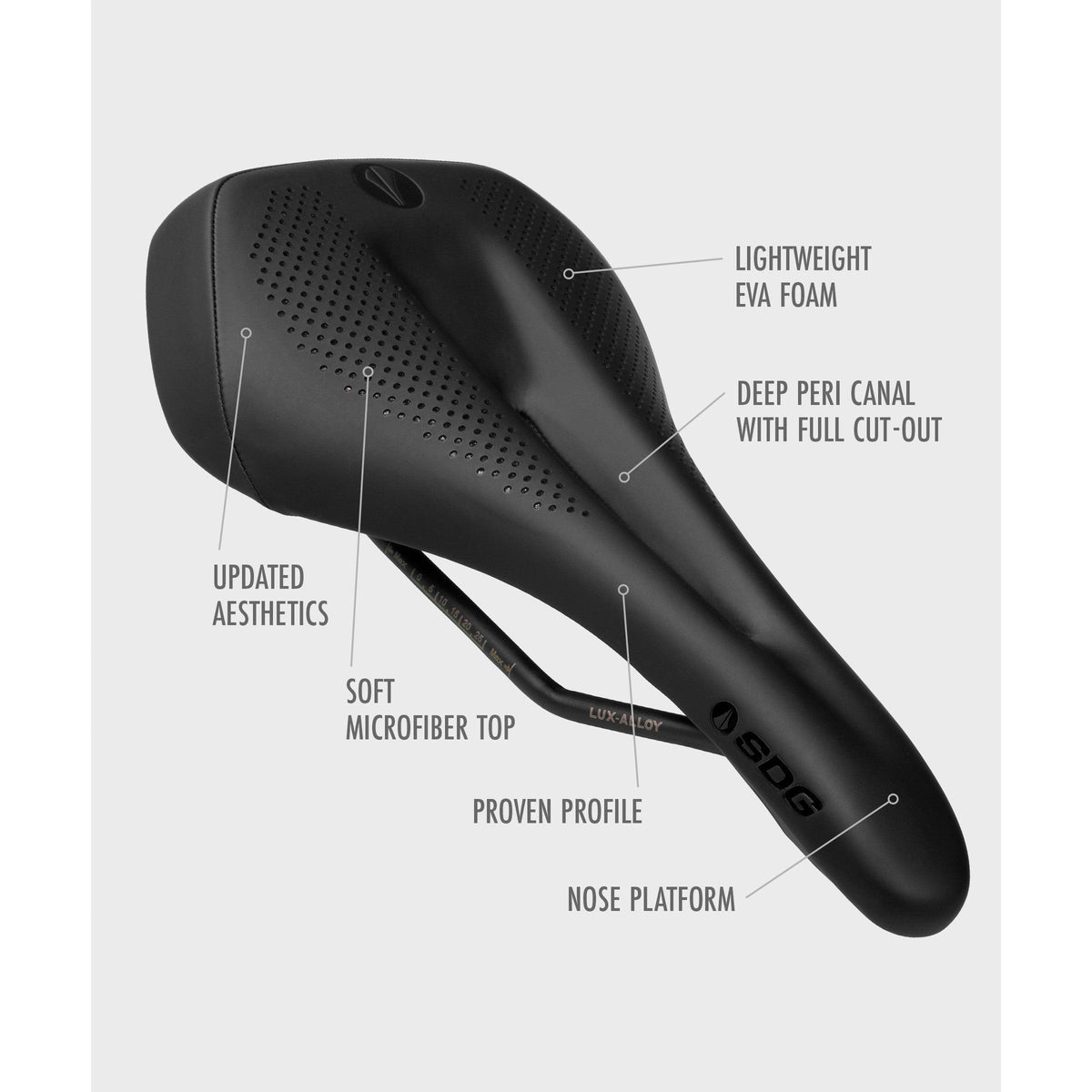 SDG Allure V2 Lux-Alloy Saddle-BRINK
