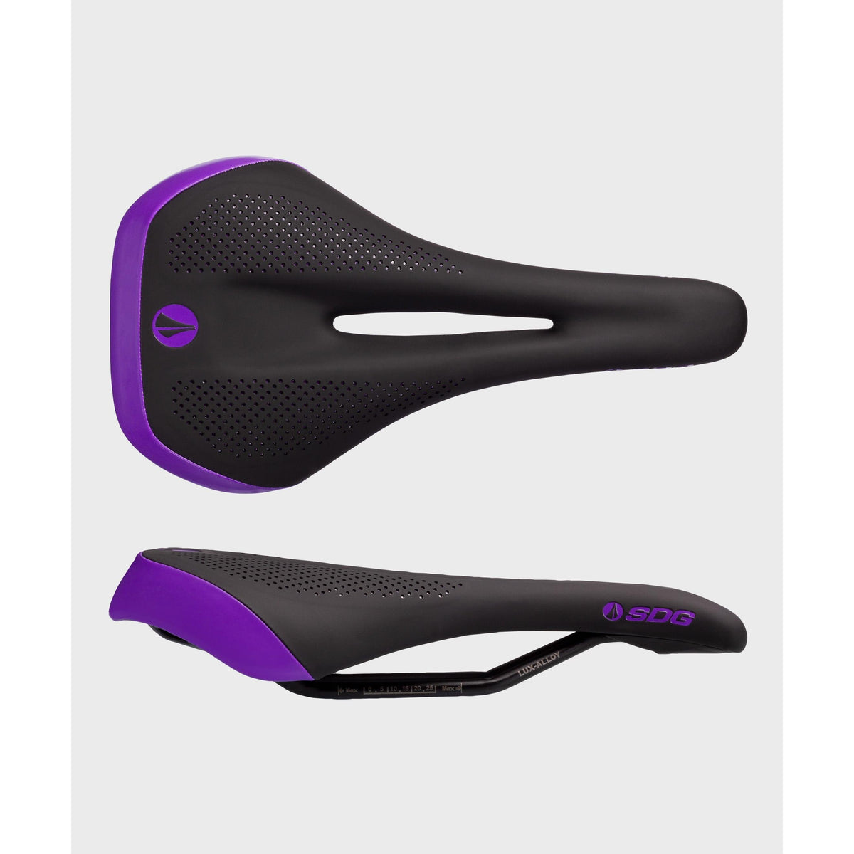 SDG Allure V2 Lux-Alloy Saddle-Black / Purple-BRINK