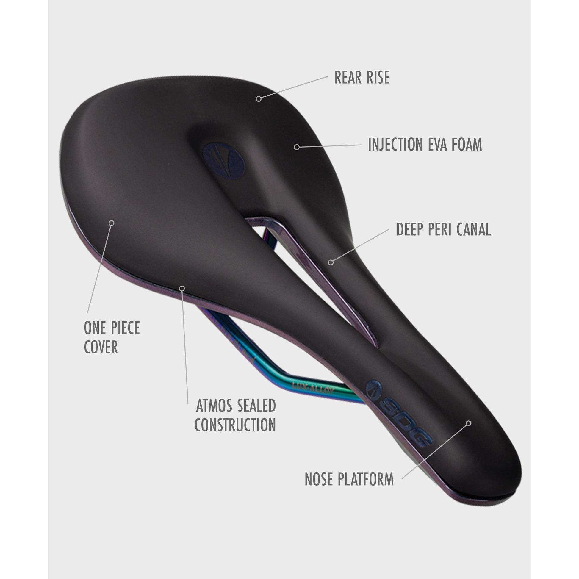 SDG Bel-Air V3 Overland Lux-Alloy Saddle-BRINK