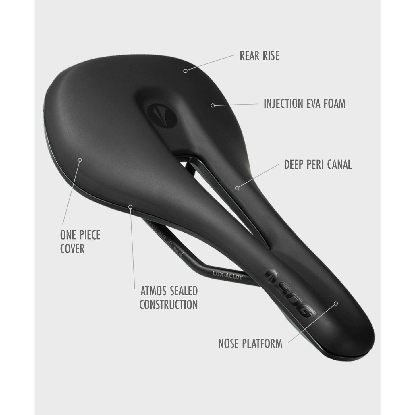SDG Bel-Air V3 Overland Lux-Alloy Saddle-BRINK