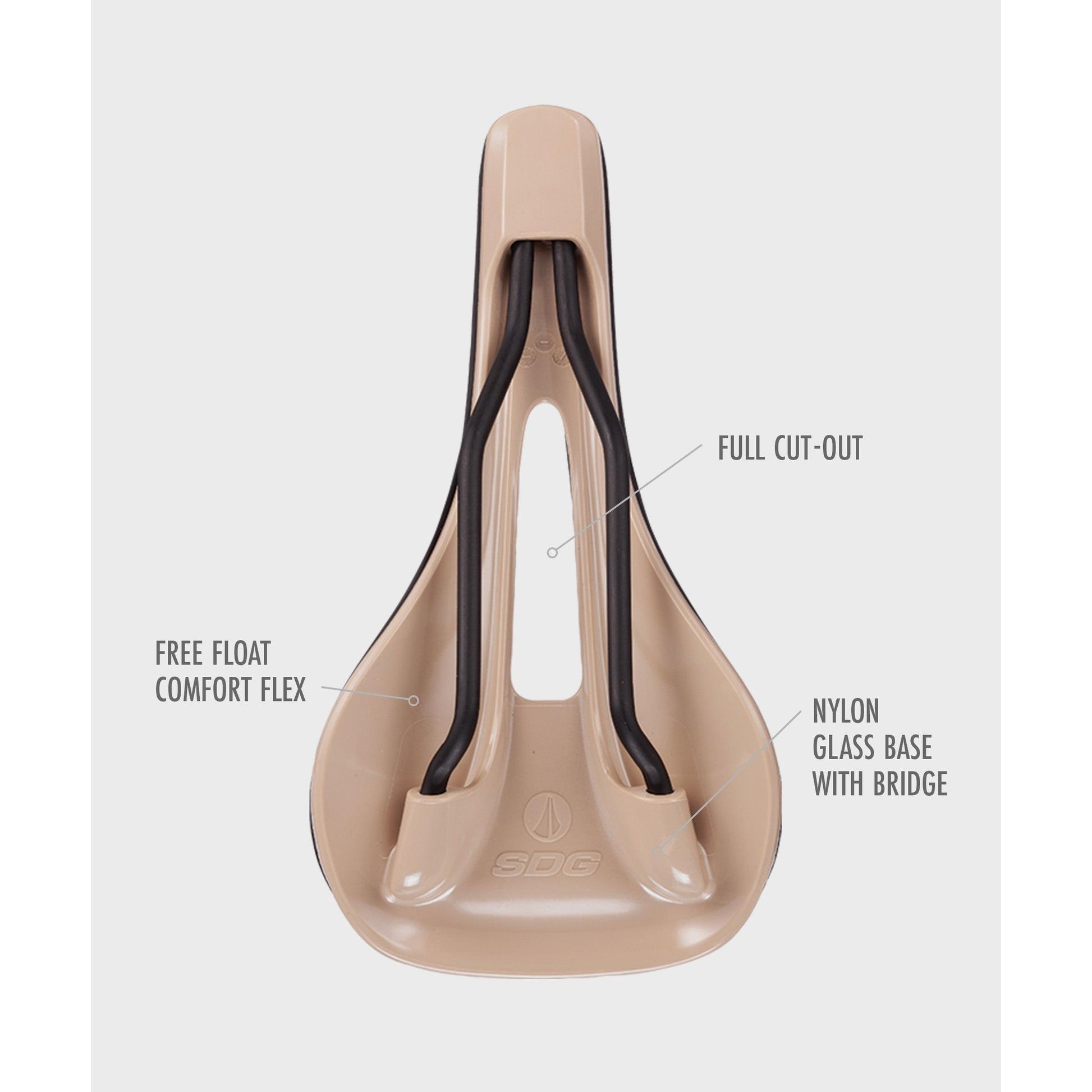 SDG Bel-Air V3 Overland Lux-Alloy Saddle-BRINK
