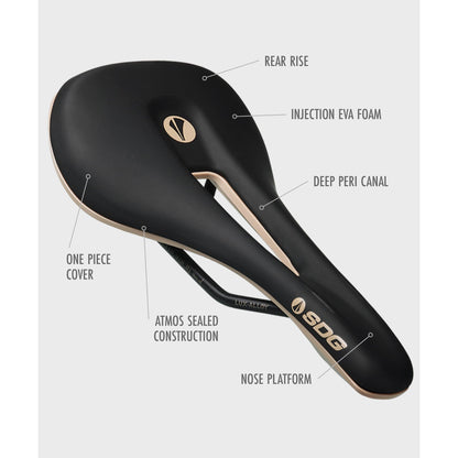 SDG Bel-Air V3 Overland Lux-Alloy Saddle-BRINK