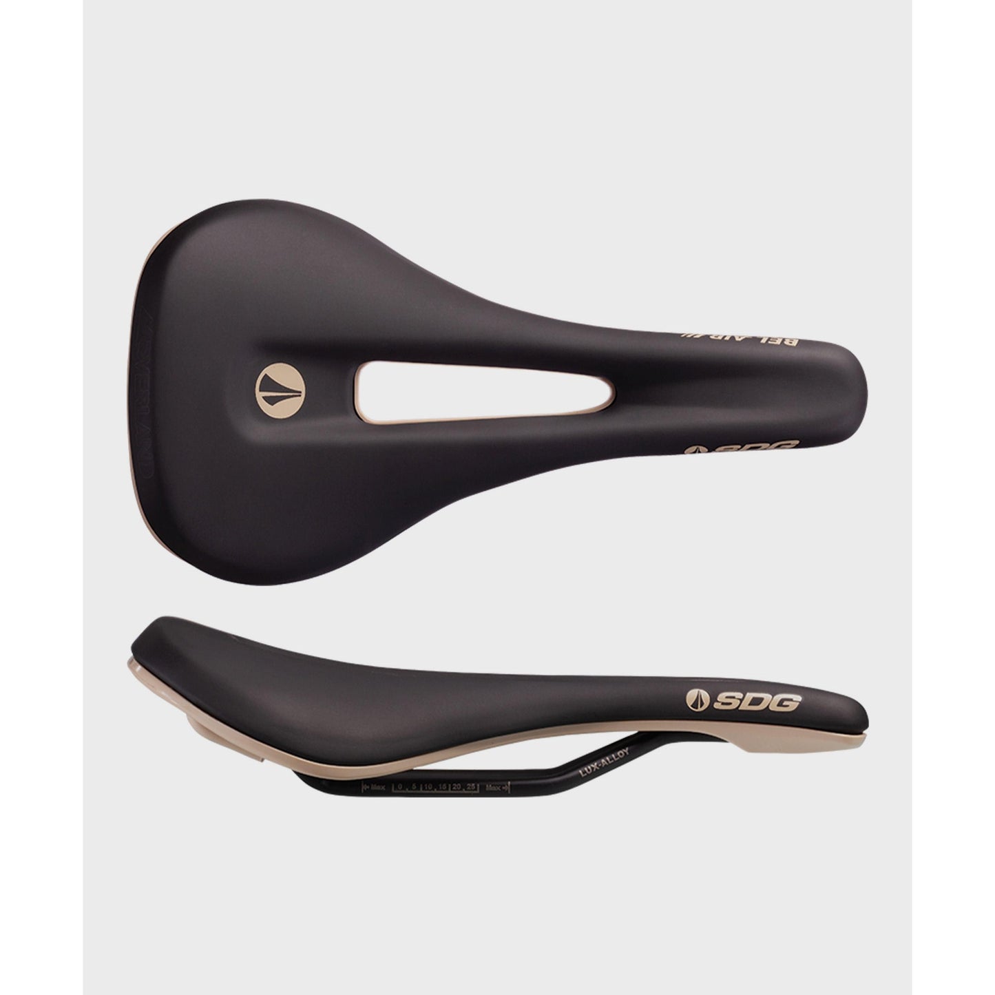 SDG Bel-Air V3 Overland Lux-Alloy Saddle-Black / Tan-BRINK