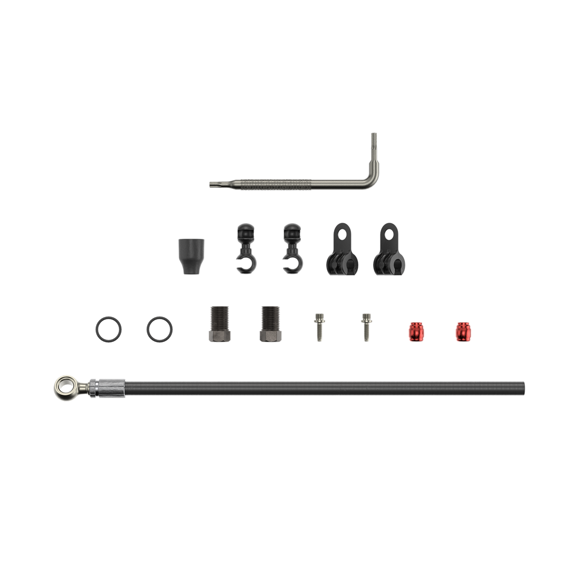 SRAM Hydraulic Hose Line Kit-Maven Ultimate / Silver Xx Juicy Ultimate Juicy 7 Juicy 5 2000mm - Aluminum Banjo-BRINK