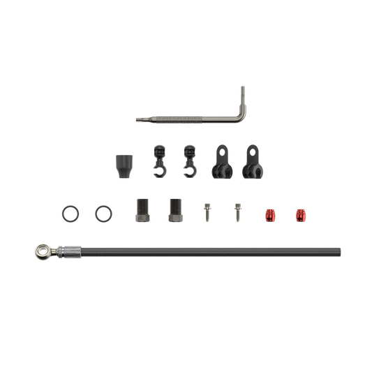 SRAM Hydraulic Hose Line Kit-Maven Ultimate / Silver Xx Juicy Ultimate Juicy 7 Juicy 5 2000mm - Aluminum Banjo-BRINK