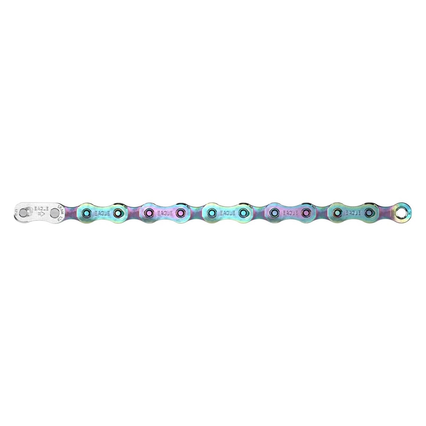 SRAM S500 Eagle Solid Pin Powerlock Chain-12 speed-126L-Rainbow-BRINK