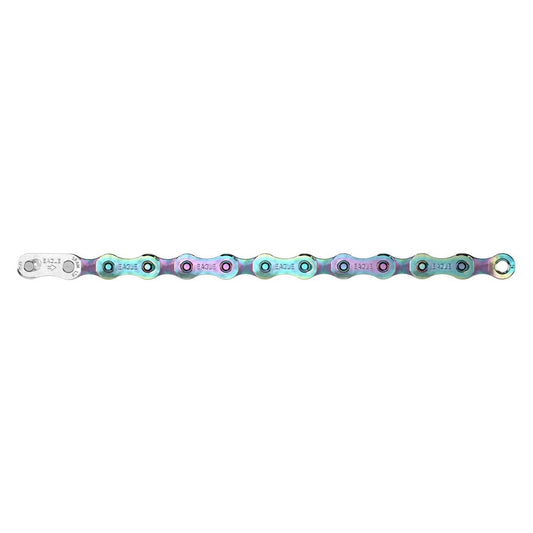 SRAM S500 Eagle Solid Pin Powerlock Chain-12 speed-126L-Rainbow-BRINK