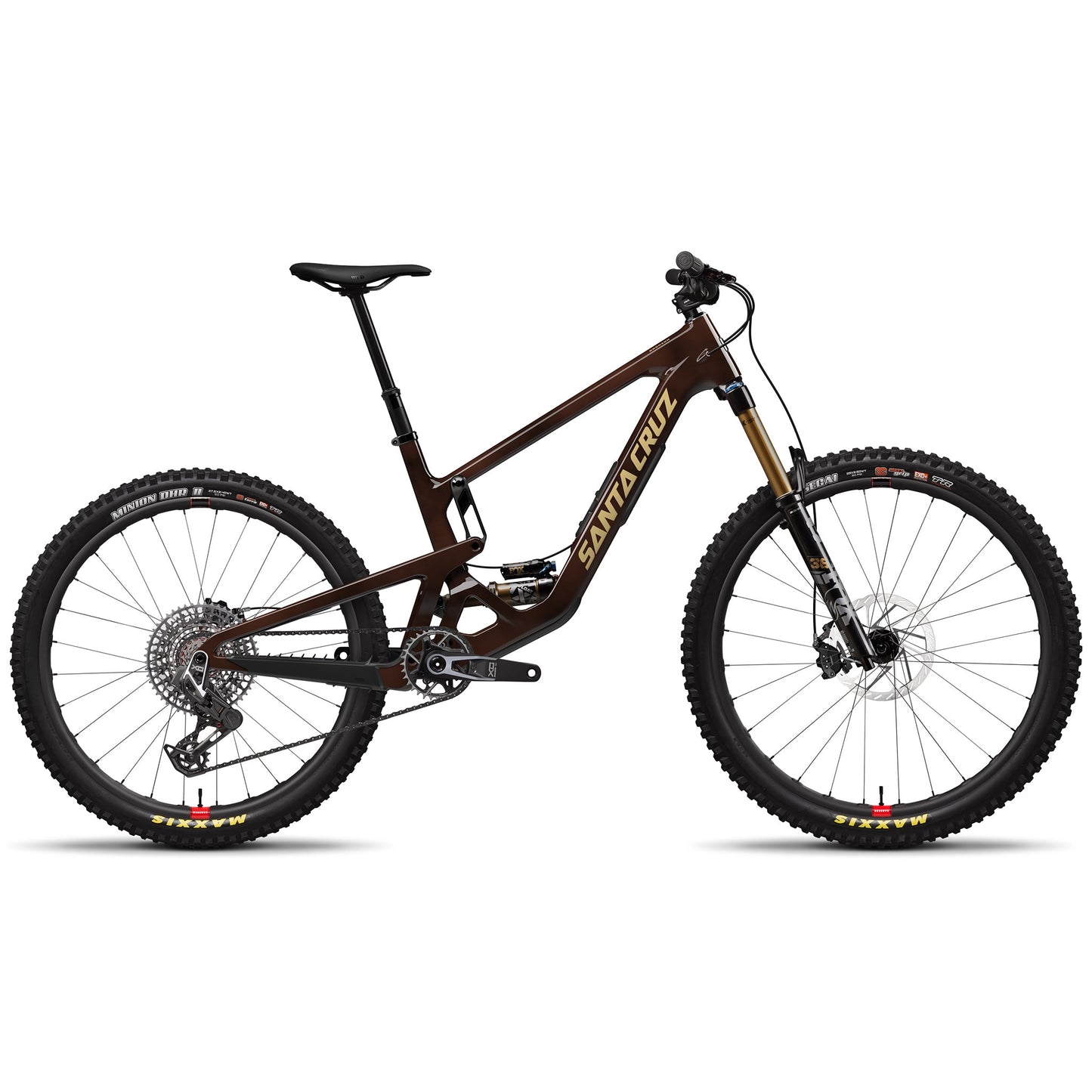 Santa Cruz Bronson 5 CC 2025-S-Rootbeer-X0 AXS RSV-BRINK