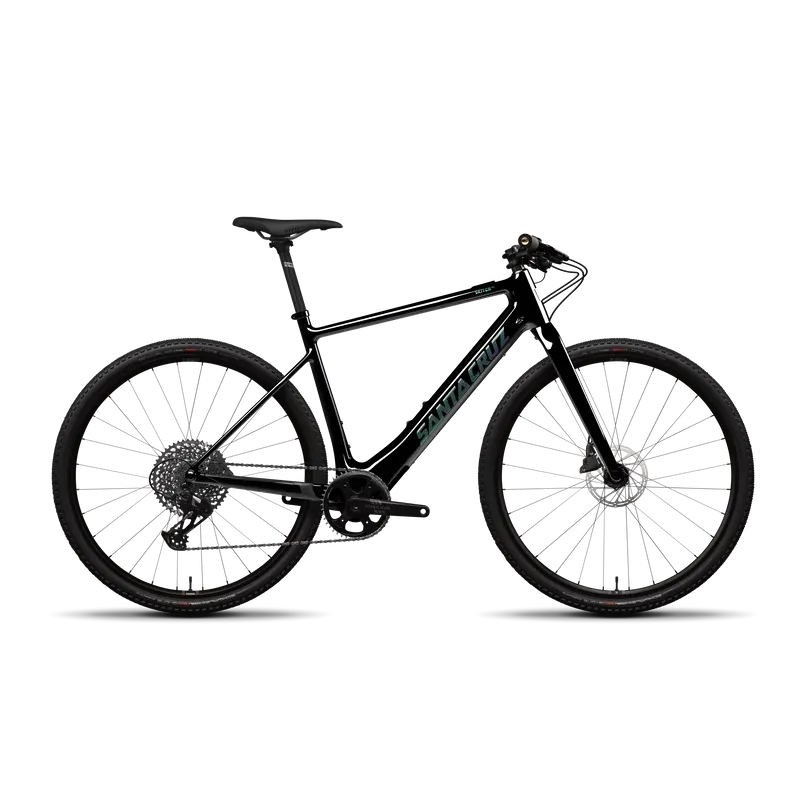 Santa Cruz Skitch 1.1 CC 2026-S-Gloss Black-Apex Flat Bar-BRINK
