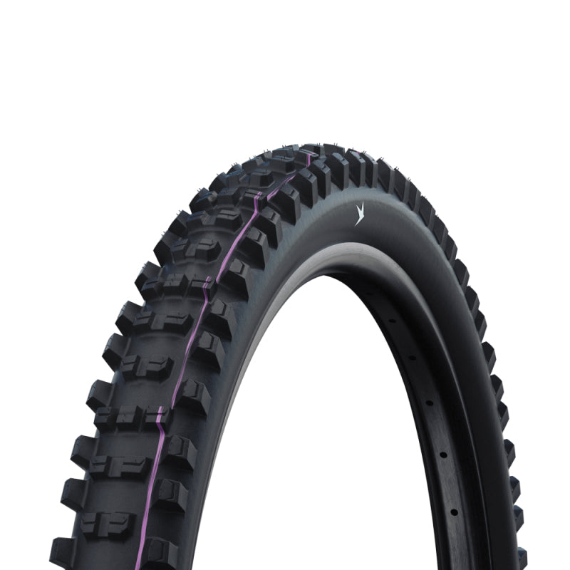 Schwalbe Shredda Rear Gravity Pro Radial Tyre-29 x 2.50-Ultra Soft-Black-BRINK