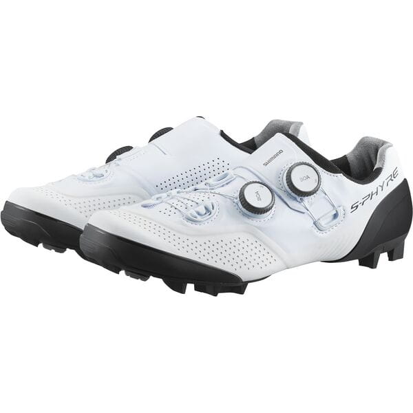 Shimano S-Phyre XC9 (XC902) Shoes, White, Size 42-BRINK