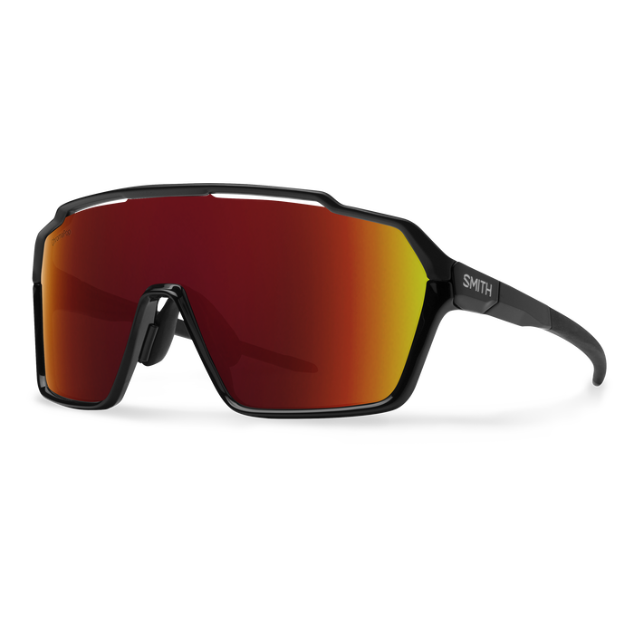 Smith Shift Mag XL Glasses-Black-Chromapop Red Mirror-BRINK