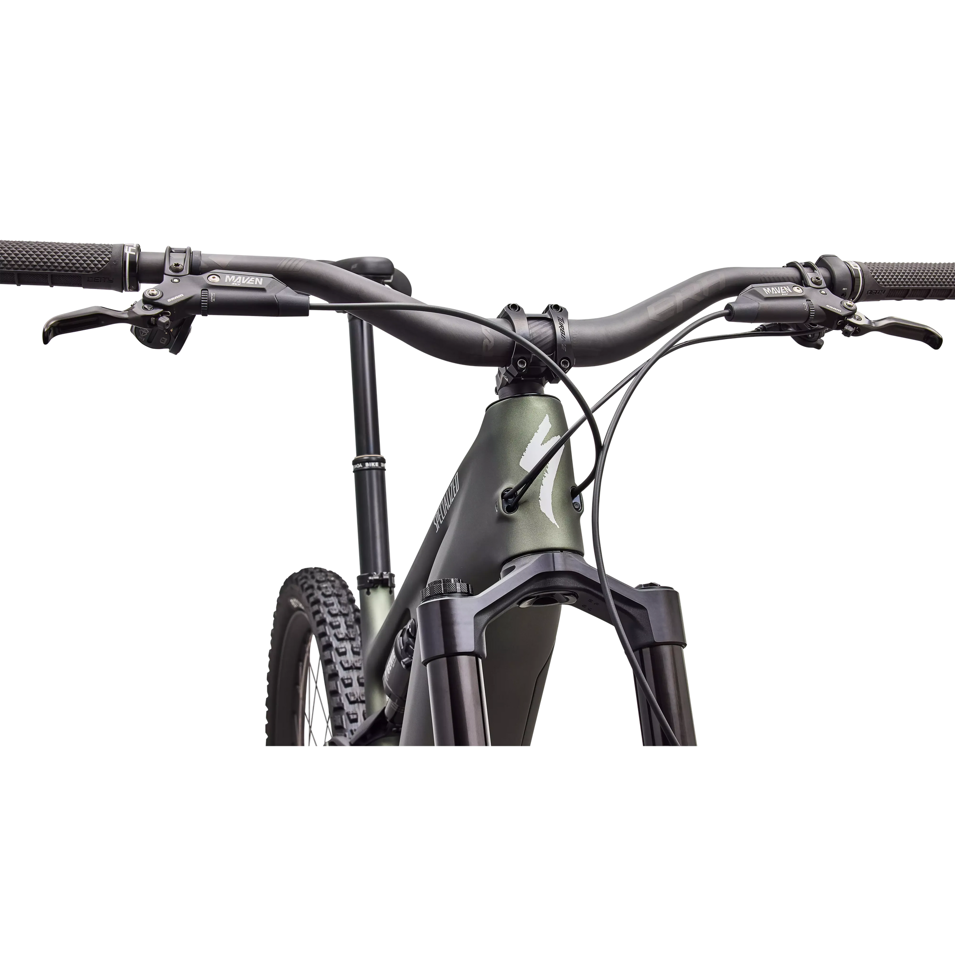 Specialized Levo 4 Pro Carbon 2027 - Satin Bottle Green / Silver Dust - image 5