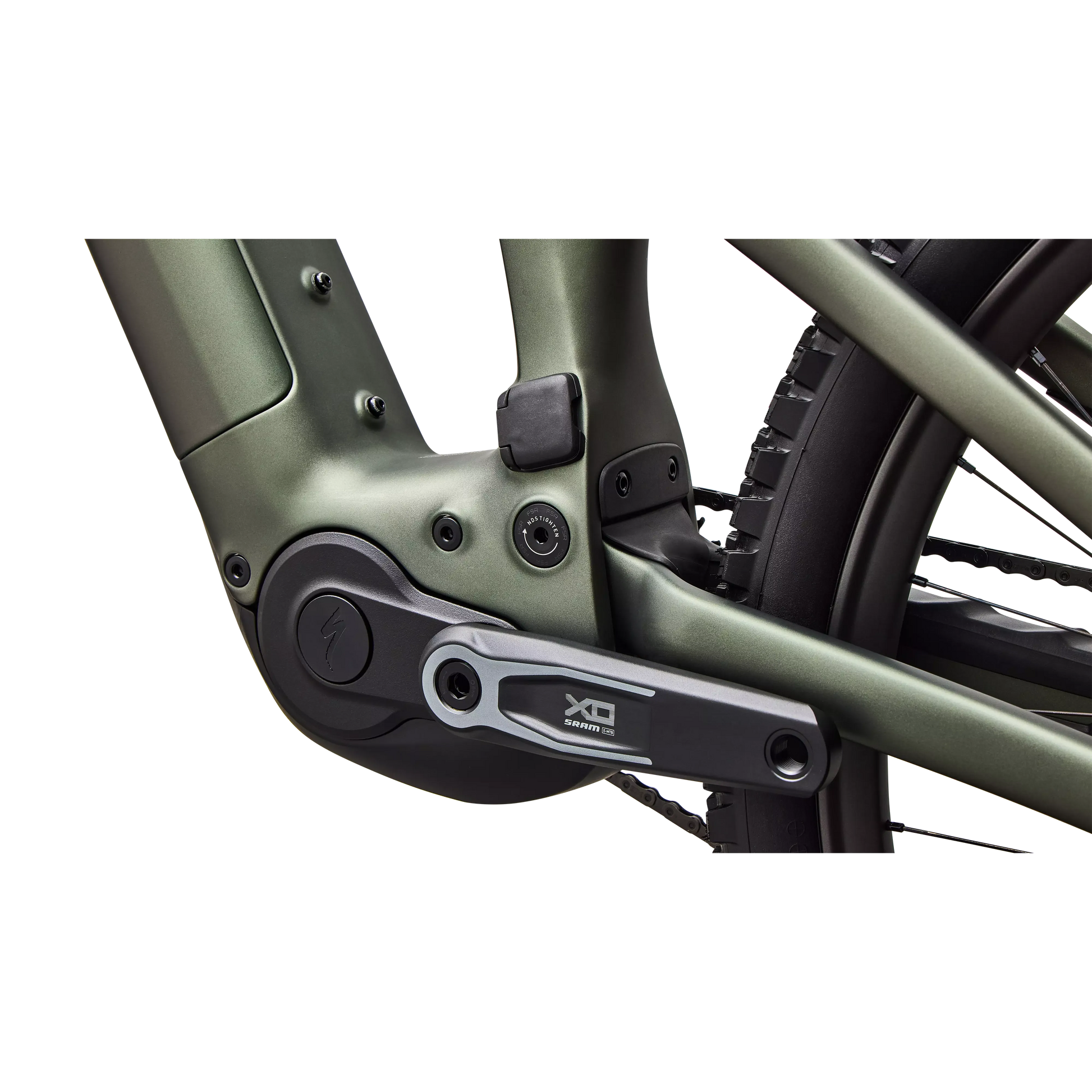 Specialized Levo 4 Pro Carbon 2027 - Satin Bottle Green / Silver Dust - image 7