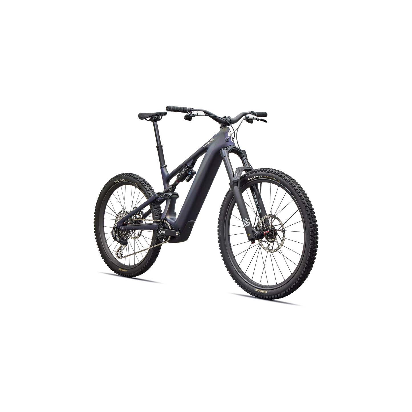 Specialized Levo 4 S-Works Carbon 2027 - Satin Blue Tint / Chrome - image 2