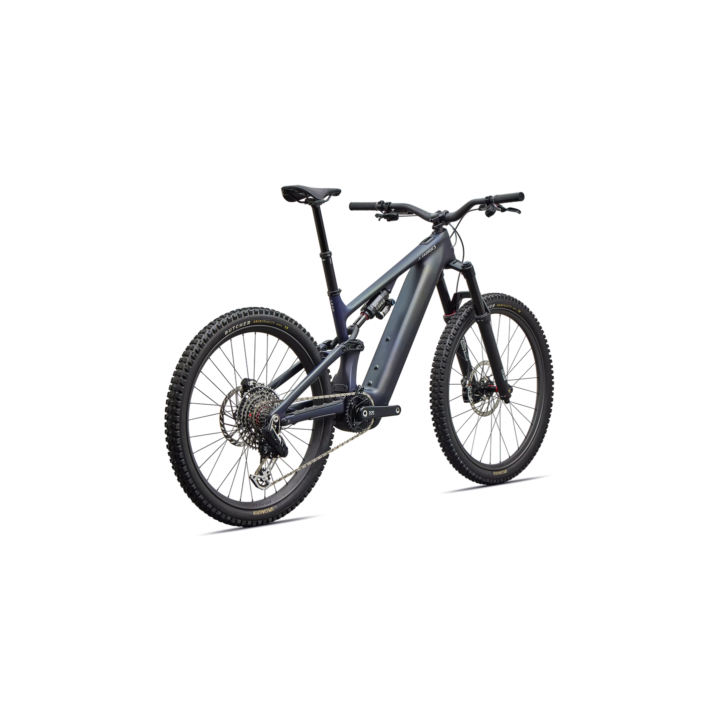 Specialized Levo 4 S-Works Carbon 2027 - Satin Blue Tint / Chrome - image 3