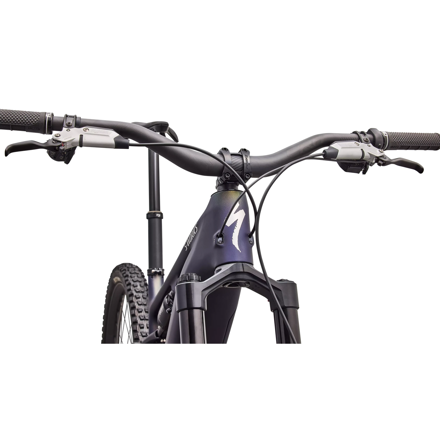 Specialized Levo 4 S-Works Carbon 2027 - Satin Blue Tint / Chrome - image 5