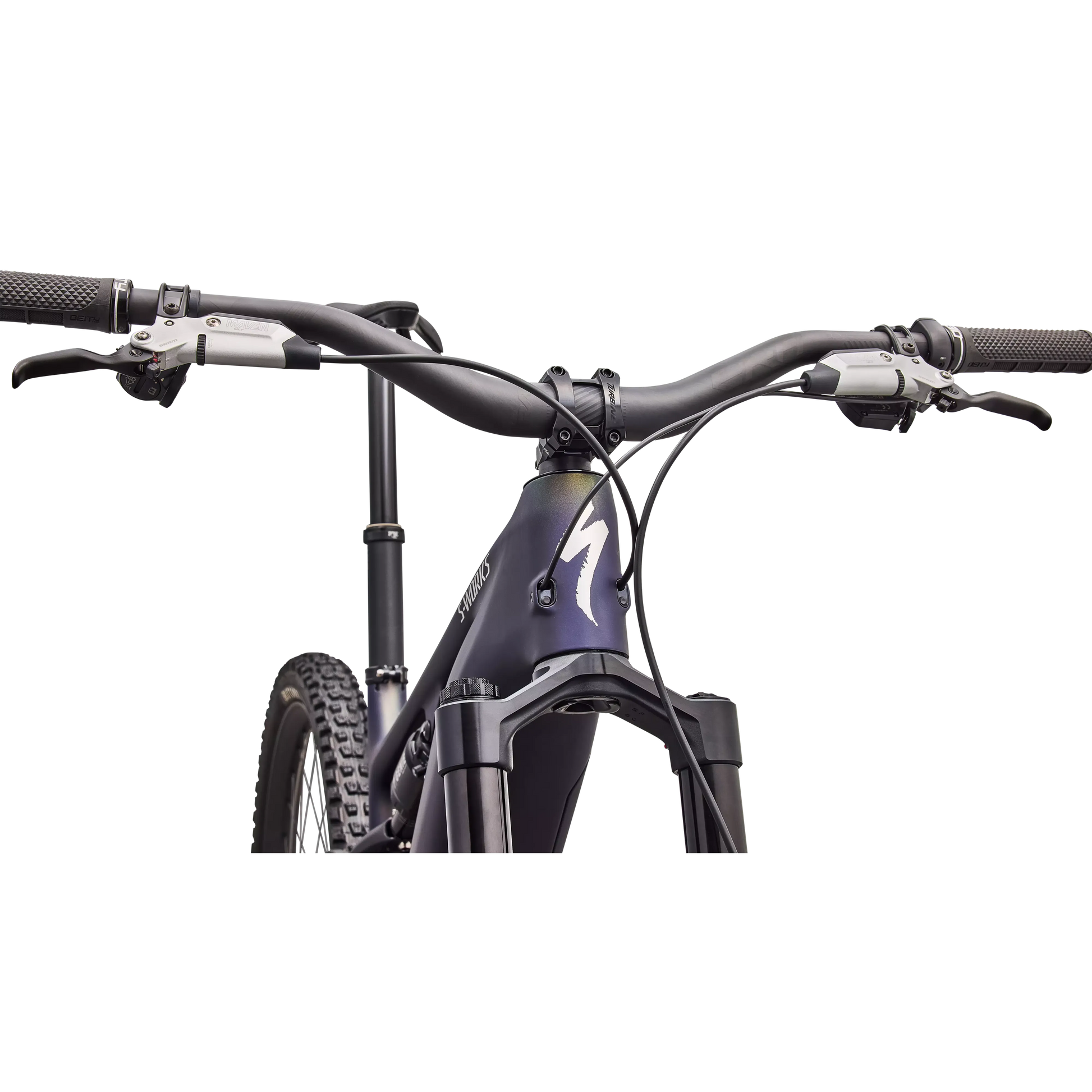 Specialized Levo 4 S-Works Carbon 2027 - Satin Blue Tint / Chrome - image 5