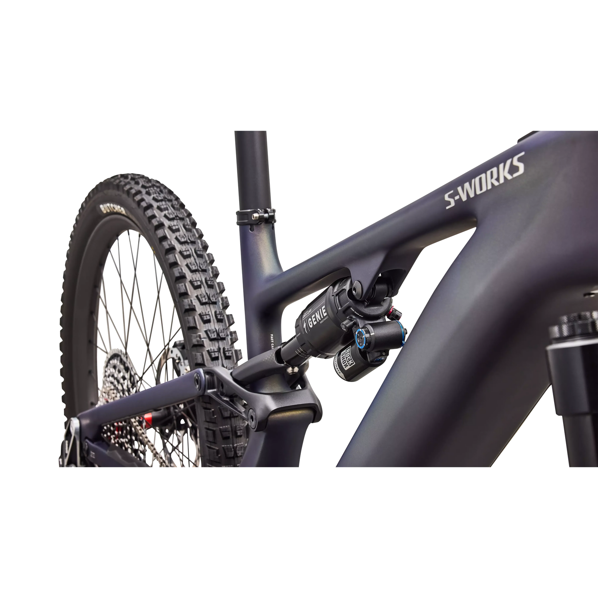 Specialized Levo 4 S-Works Carbon 2027 - Satin Blue Tint / Chrome - image 6