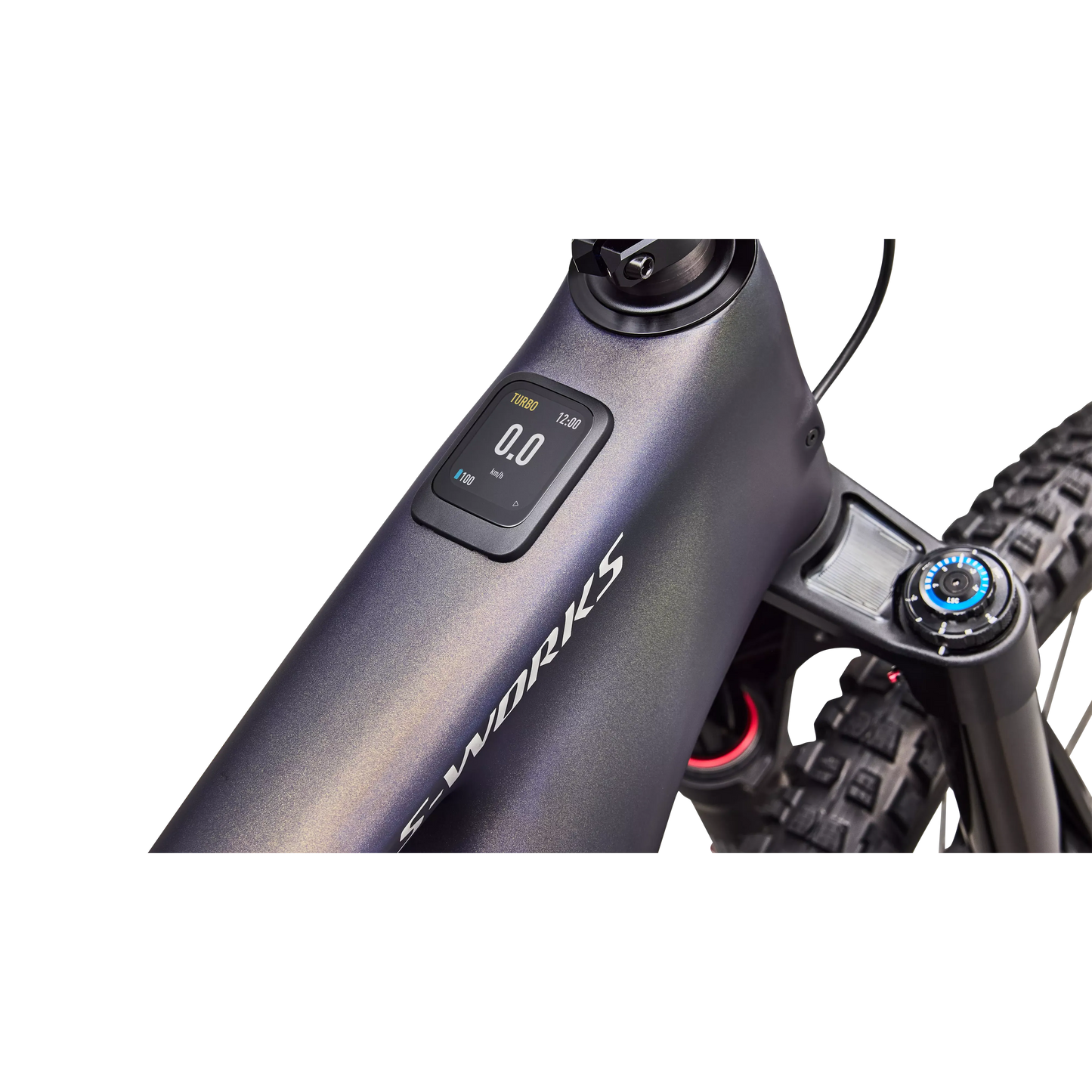 Specialized Levo 4 S-Works Carbon 2027 - Satin Blue Tint / Chrome - image 9