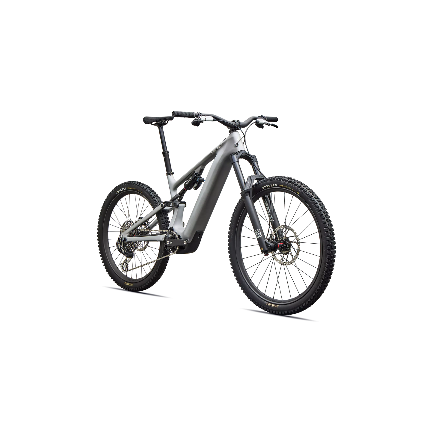 Specialized Levo 4 S-Works Carbon 2027 - Satin Silver Dust / Black Pearl / Gloss Chrome - image 2