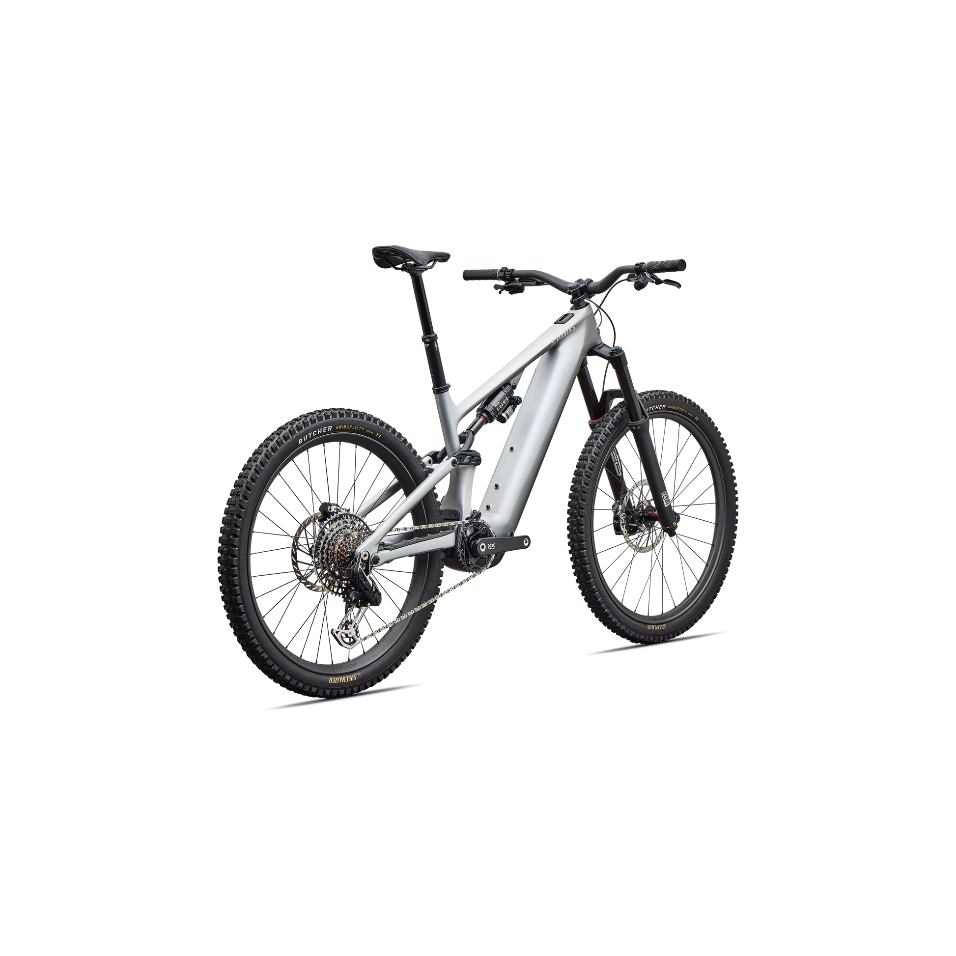 Specialized Levo 4 S-Works Carbon 2027 - Satin Silver Dust / Black Pearl / Gloss Chrome - image 3