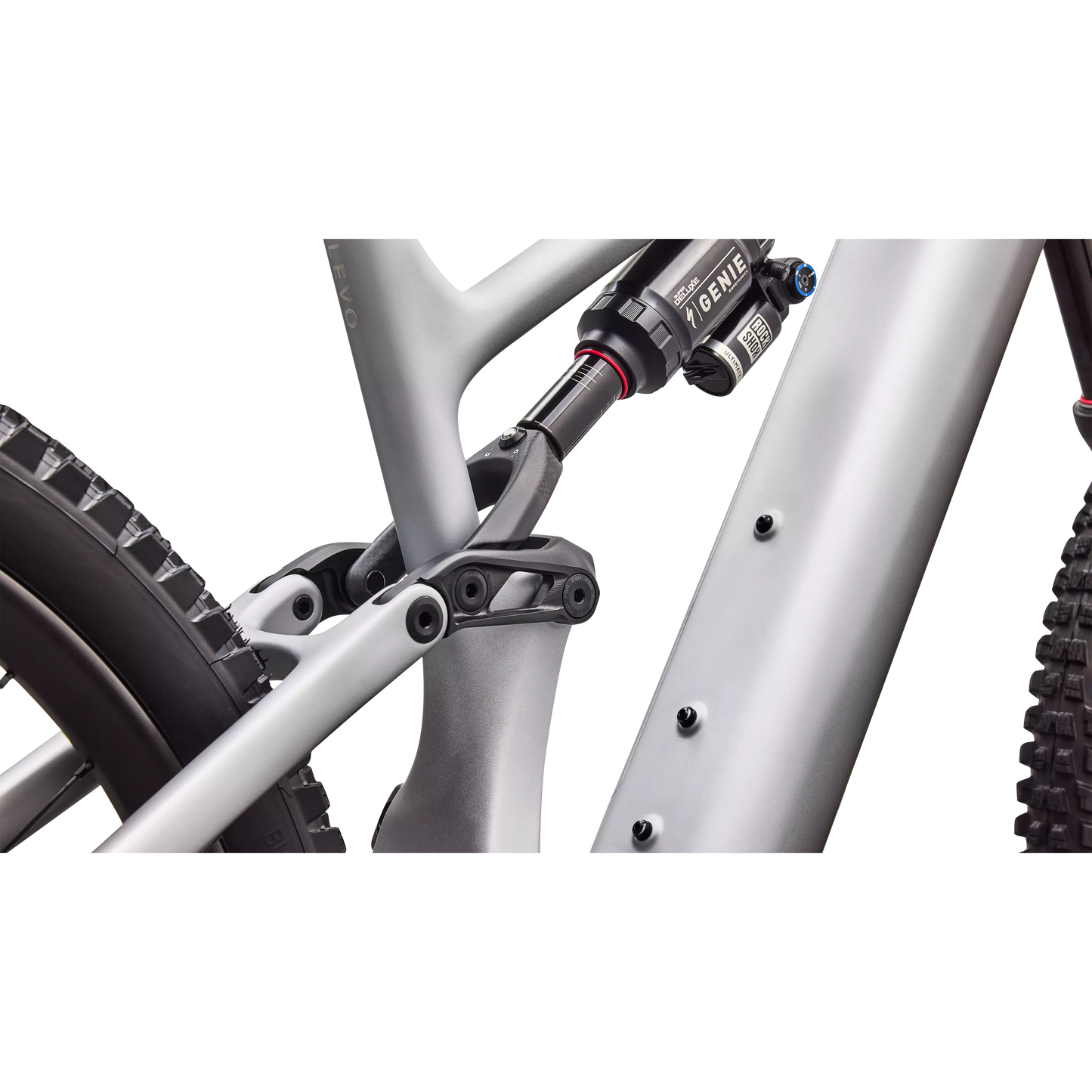 Specialized Levo 4 S-Works Carbon 2027 - Satin Silver Dust / Black Pearl / Gloss Chrome - image 8