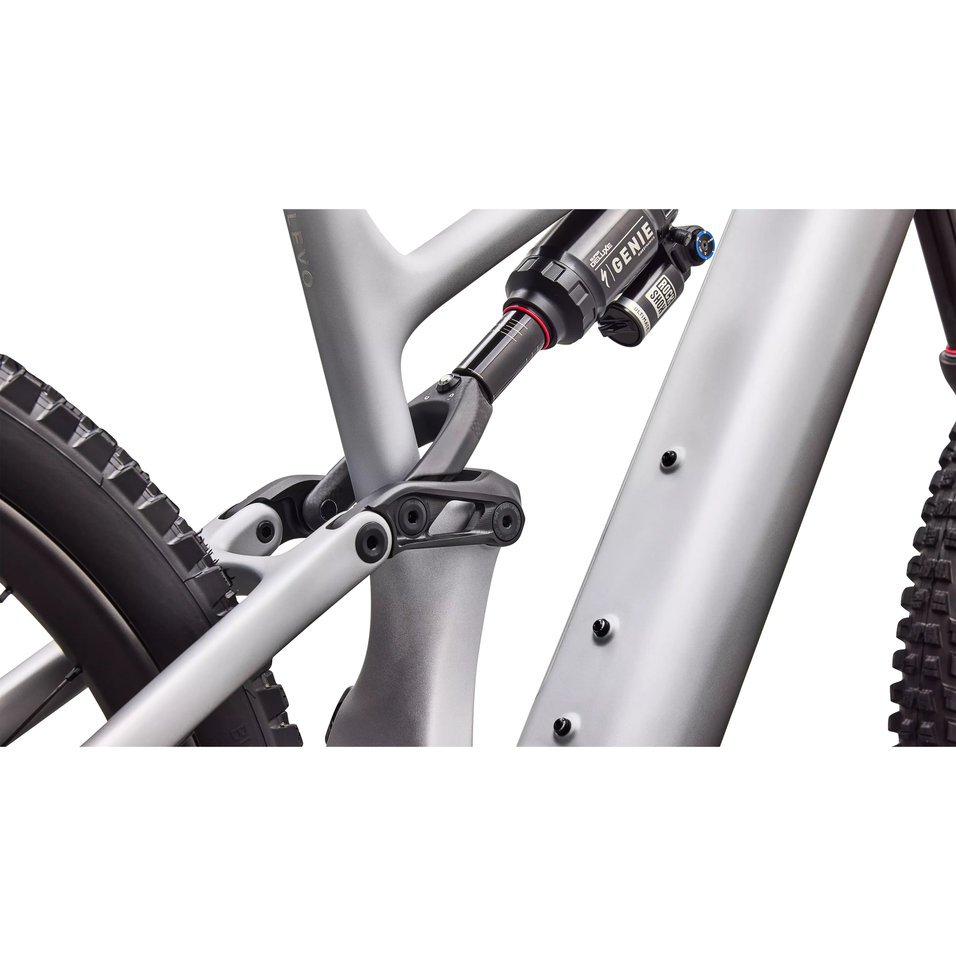 Specialized Levo 4 S-Works Carbon 2027 - Satin Silver Dust / Black Pearl / Gloss Chrome - image 8