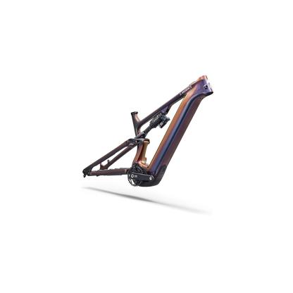 Specialized Levo 4 S-Works Carbon Frame 2027 - Gloss Red Gold / Metallic White Silver - image 2