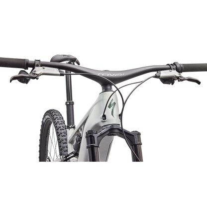 Specialized Levo R 4 S-Works Carbon 2027 - Gloss Dolomite / Viavi Silver Green Pearl / Oak Green Metallic - image 5