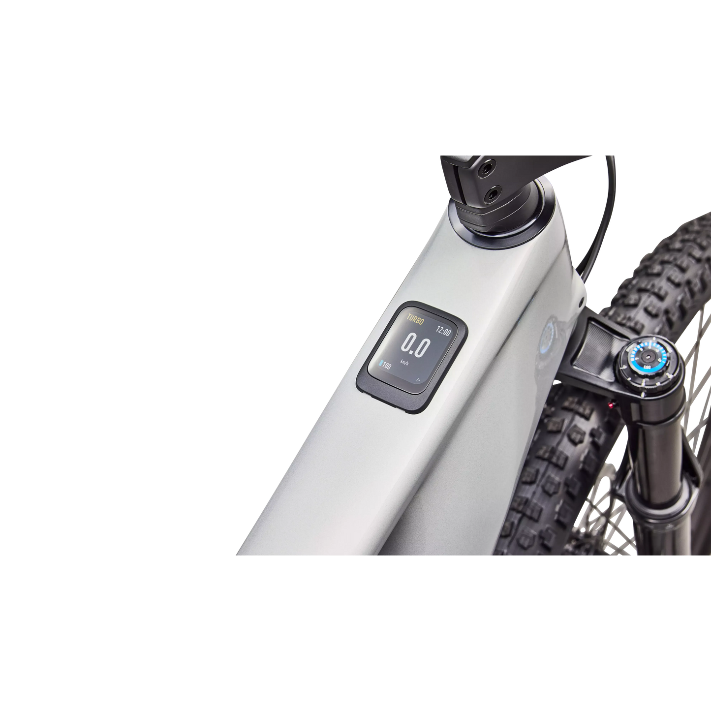 Specialized Levo R 4 S-Works Carbon 2027 - Gloss Dolomite / Viavi Silver Green Pearl / Oak Green Metallic - image 9