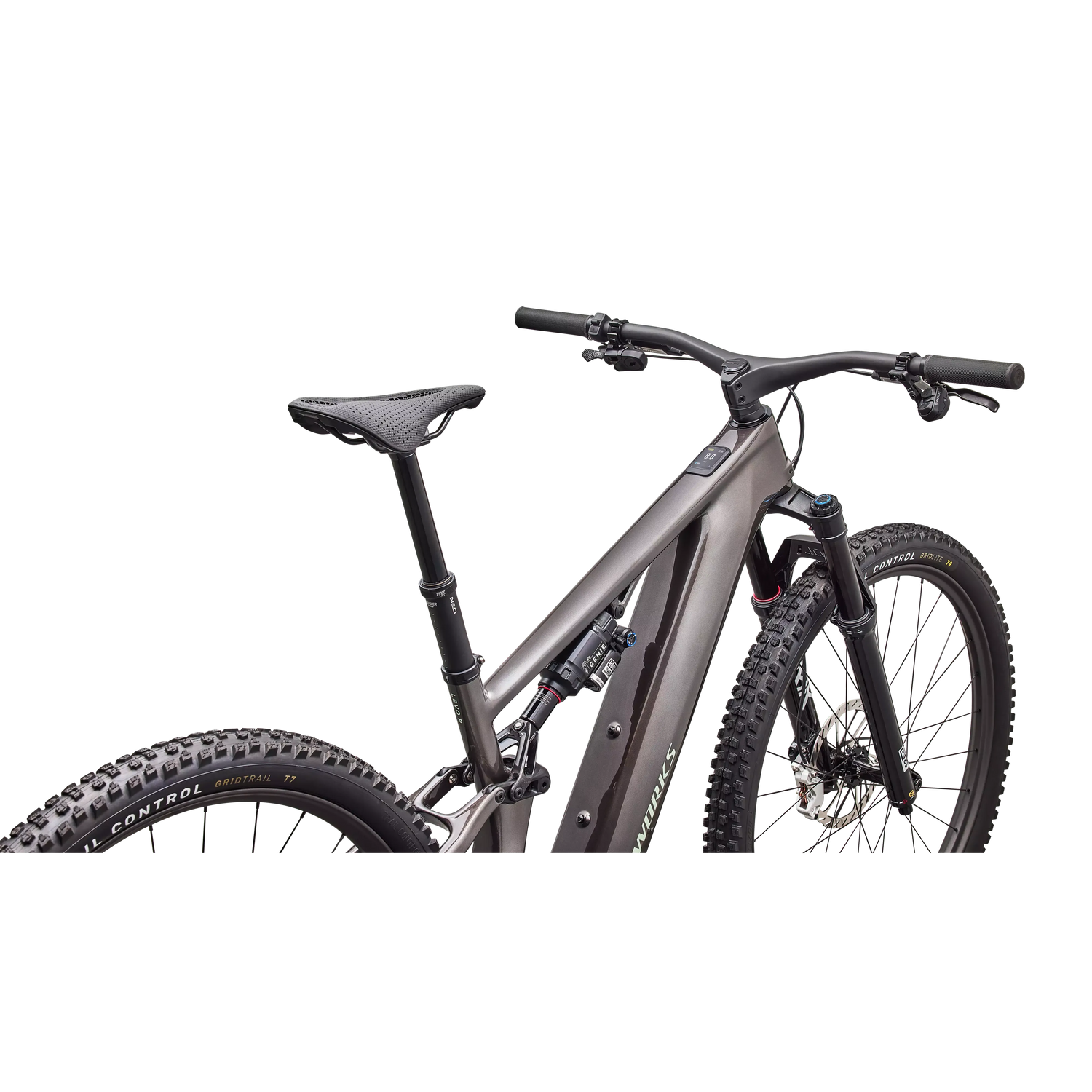 Specialized Levo R 4 S-Works Carbon 2027 - Gloss Warm Smoke / Pistachio - image 4